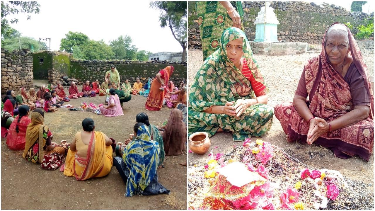 ગુજરાતમાં સ્ત્રીઓએ કરી ગોરમાની પૂજા